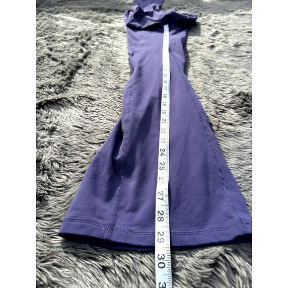 Athleta Leggings Exra Small Petite Blue Bell Bottom Midi Raise Activewear Womens - Picture 11 of 11